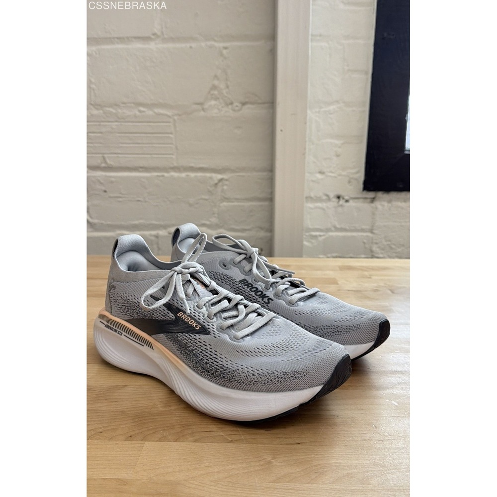 Brooks Adrenaline GTS 25 Gray Coral Womens Running Shoes 1204431B032 Size 8.5